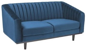 Asprey Velvet kanapé, kék/fekete