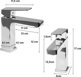 Erga Asala, mosogató csaptelep h-170, króm, ERG-YKA-BU.ASALA24-CHR