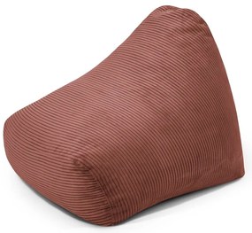 Téglavörös kordbársony gyerek babzsákfotel Snug 80 – SLOWDOWN