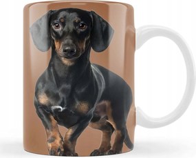 Kutyás bögre Tacskó kutya ajándék kütyü 330 ml