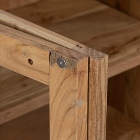 Natúr színű akácfa tálalószekrény 180x80x40 cm Creel – Ixia