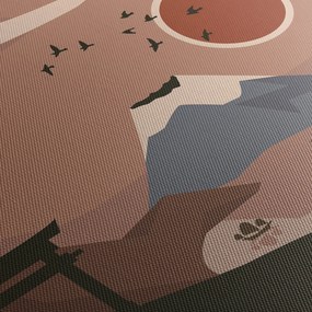 Kép - Japán N⁰1 (órával) (90x30 cm)