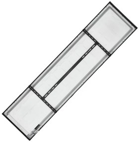 LED Mennyezeti panel BRISBANE LED/36W/230V 4000K 29,5x119 cm fekete