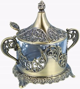 Stílusos Arany Cukortartó Fém Bevonattal Régi Arany