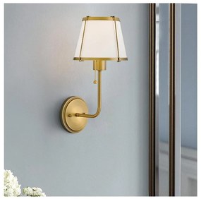 Hinkley HK-CLARKE1-DBR-OW - Fali lámpa CLARKE 1xE27/40W/230V réz/fehér