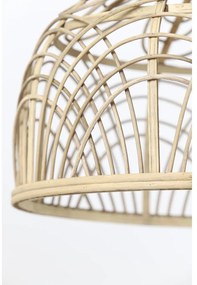 Natúr színű mennyezeti lámpa rattan búrával ø 42 cm Pocita – Light &amp; Living