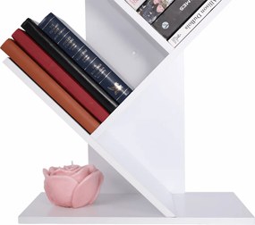 Könyvespolc, fehér, BAKI NEW TYP 2