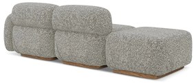 Szürke moduláris heverő (jobb oldali) Ailani – Makamii