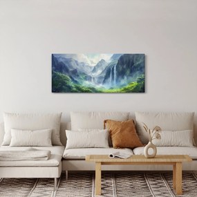 Kép - Vízesések völgye (120x50 cm)