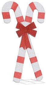 meleg fehér karácsonyi dekoráció Candy Cane 50 LED