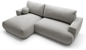 Sarokkanapé Dita mini (B) (világosszürke + fekete). 1100327