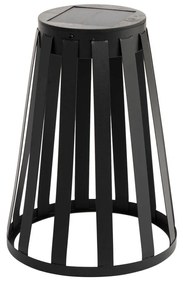 Kültéri asztali lámpa fekete, LED-del, 3 fokozatban dimmelhető, napelemes és újratölthető - Penny