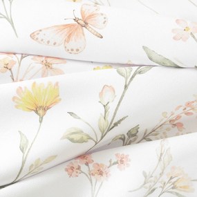 Goldea kör alakú teflonos terítő - pillangós kert Ø 100 cm