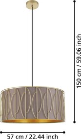 Függeszték Arany COROJAL EGLO 390206