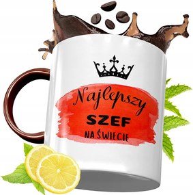 Bordó Bögre Főnöknek Születésnapi Ajándék fényképes nyomtatással