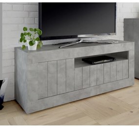 URBINO Beton TV szekrény 3 ajtós 138cm
