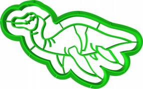 Foremka Lyukasztó Dinoszaurusz Keksz- és Mézeskalácsvágó Plezioszaurusz