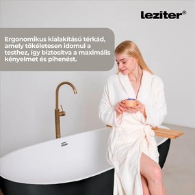 Noa szabadon álló fürdőkád 170x75x56 cm fekete