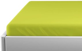 Jersey lepedő kiságyba EXCLUSIVE 70x140 cm lime