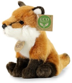 Rappa ülő plüss róka, 18 cm ECO-FRIENDLY