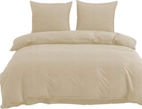 Ágynemű Garnitúra Dombornyomott Mintával 160x200 Bézs