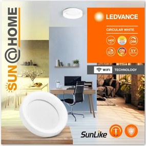 Ledvance SUN@HOME CIRCULAR LED 18,5W 230V Wi-Fi dimmelhető mennyezeti lámpa
