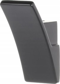 Fali akasztó matt fekete ruhatárhoz egyetlen minimalizmus