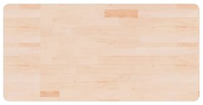 kezeletlen tömör fa fürdőszobai pult 100x50x2,5 cm