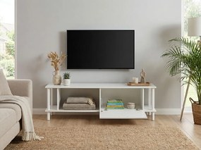 AKCIÓ TV-állvány Paris 150 cm, fehér II. osztály