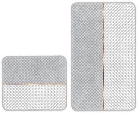 Szürke fürdőszobai kilépő szett 2 db-os 60x100 cm – Mila Home