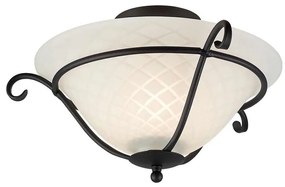 Elstead TCH-F-BLACK - Mennyezeti lámpa TORCHIERE 1xE27/60W/230V