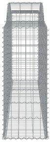 30 db íves horganyzott vas gabion kosár 300x50x120/140 cm
