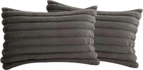 Párnahuzat Szett 30x50CM – Puha Dekoratív, Puha, Párnahuzat Szürke