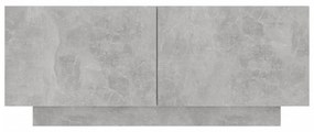 betonszürke szerelt fa TV-szekrény 100x35x40 cm