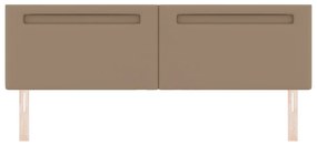 Fejtámla Egyszerű Design Kávébarna 180 cm Műbőr