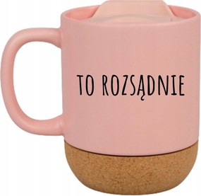 Rózsaszín Bögre Parafa Vicces Ajándék Ésszerű