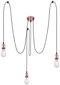 Globo A32-3 - Csillár zsinóron OLIVER 3xE27/40W/230V pók