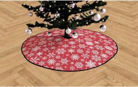 Freezy Snowflakes pamut szőnyeg a karácsonyfa alá, ø 130 cm - Butter Kings