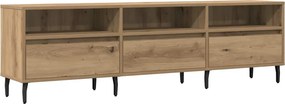 vidaXL kézműves tölgy színű szerelt fa TV-szekrény 150 x 30 x 44,5 cm