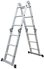 G21 GA-SZ-4x3-3,7M többfunkciós ALUMINIUM létra + dobogó
