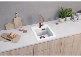 ALVEUS 1139079 - Mosogató ATROX 50x40 cm gránit/fehér