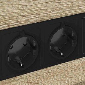 Éjjeliszekrény 2 pcs sonoma tölgy 40 x 31 x 60 cm Faanyag