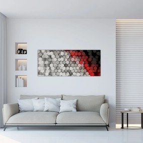 Kép - 3D hatszögek (120x50 cm)