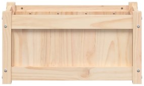 tömör fenyőfa virágláda 60x31x31 cm