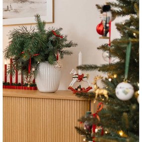 Üveg kézzel fújt karácsonyfadísz ø 6,5 cm Ann-Sofi Romme Annual Christmas Bauble – Holmegaard