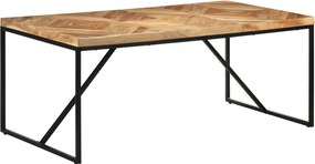 vidaXL tömör akácfa és mangófa étkezőasztal 180 x 90 x 76 cm