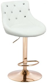 SZÉK HC931W FEHÉR ARANY LÁBBAL