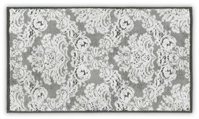 Szürke pamut törölköző 33x33 cm Damask – Foutastic