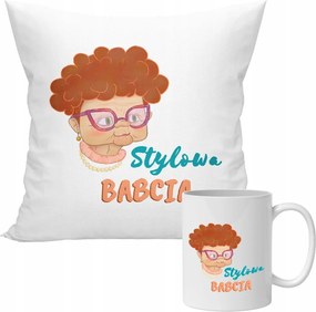 Ajándék Nagymamáknak Nyomtatott Szett Stílusos Nagymama Párna Bögre