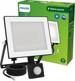 Led Reflektor Lámpa 30W IP65 Mozgás- és Szürkületérzékelő Philips